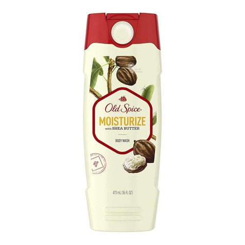 Old Spice Body Wash for Men Moisturize with Shea Butter, 16 oz